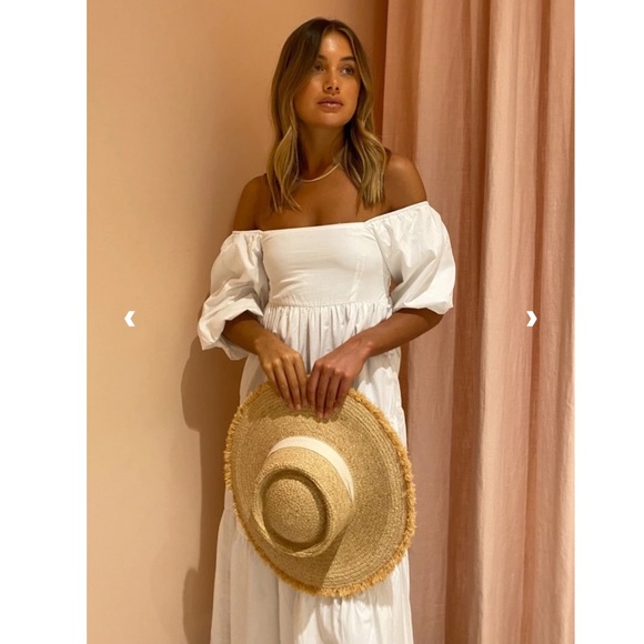 Faithfull the Brand Kiona Tiered Cotton Midi Dress - Picture 9 of 16